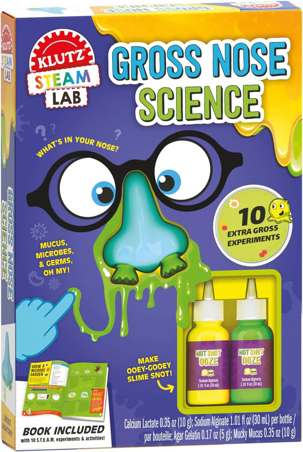 Box art for the Gross Nose Science kit