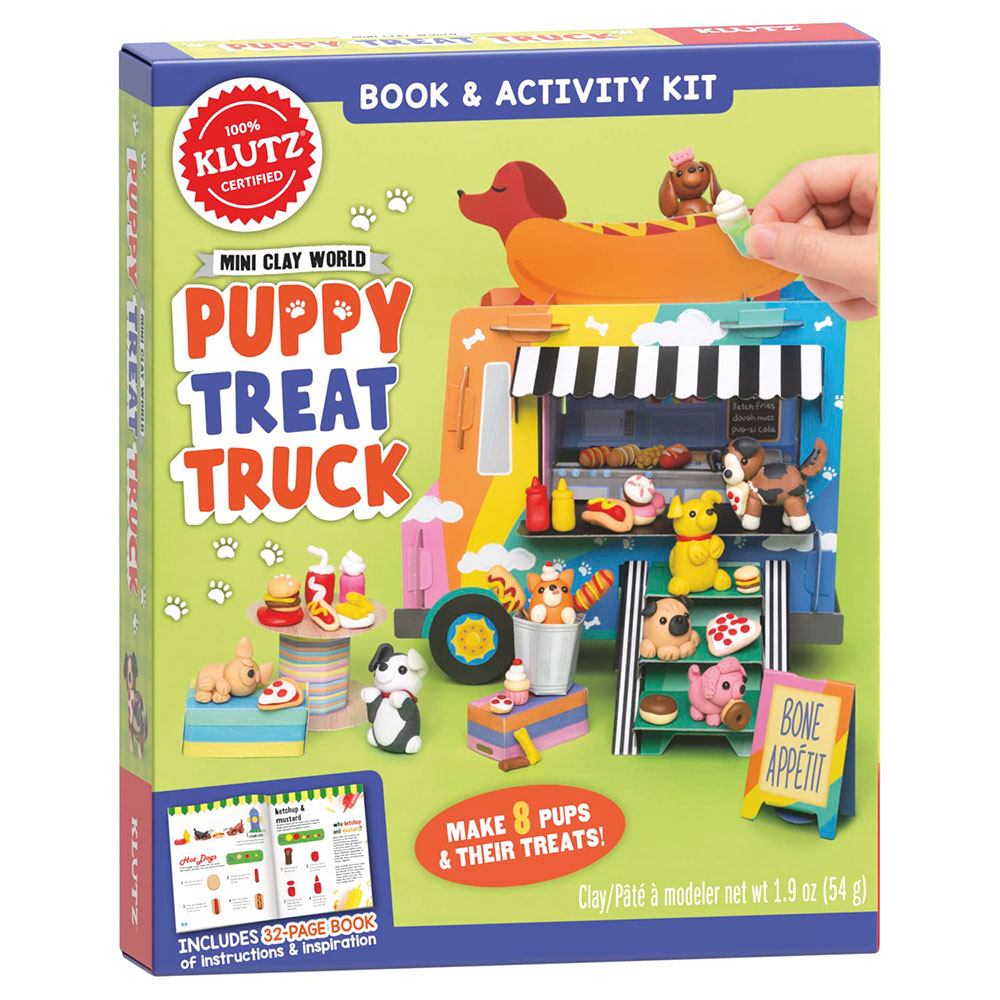 Box art for the Mini Clay World Puppy Treat Truck Kit