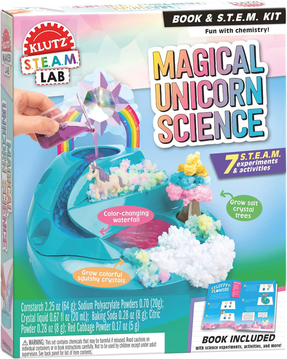 Box art for the Magical Unicorn Science kit
