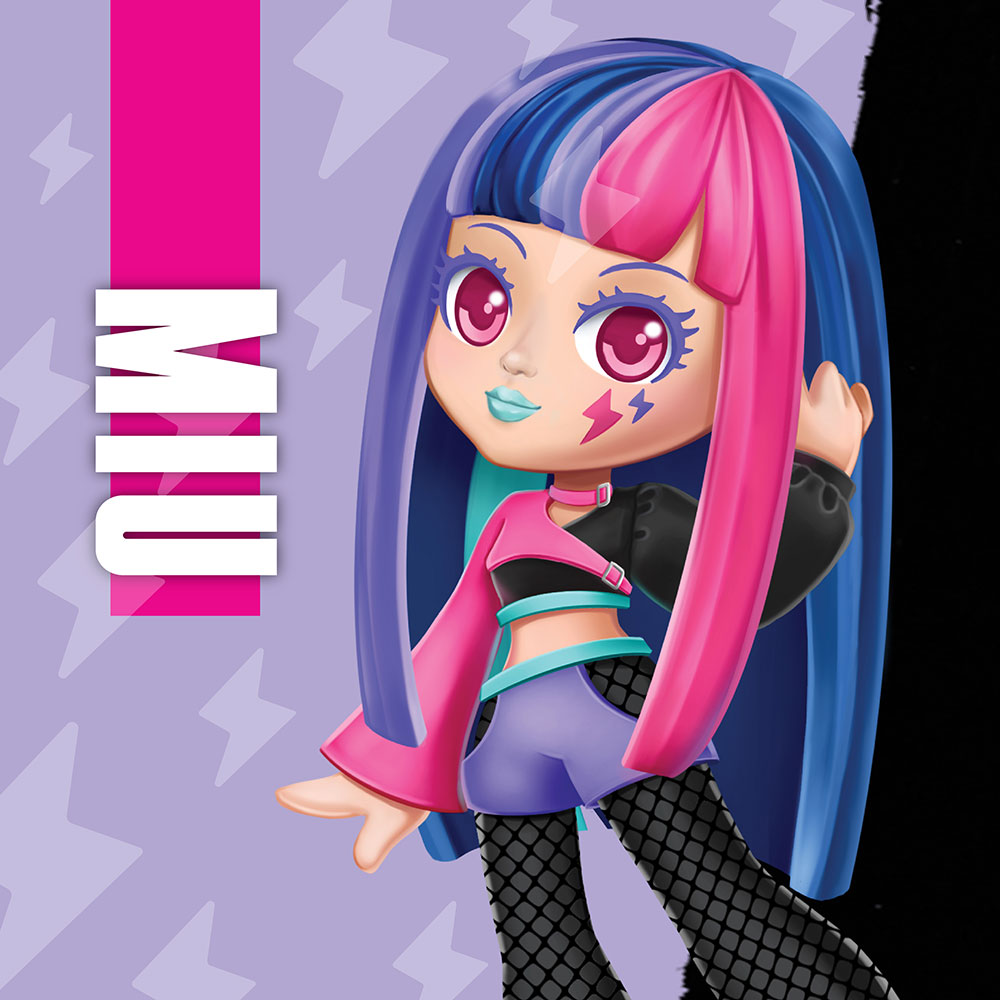 Illustration of Miu from Squadz Place Toyko Trends