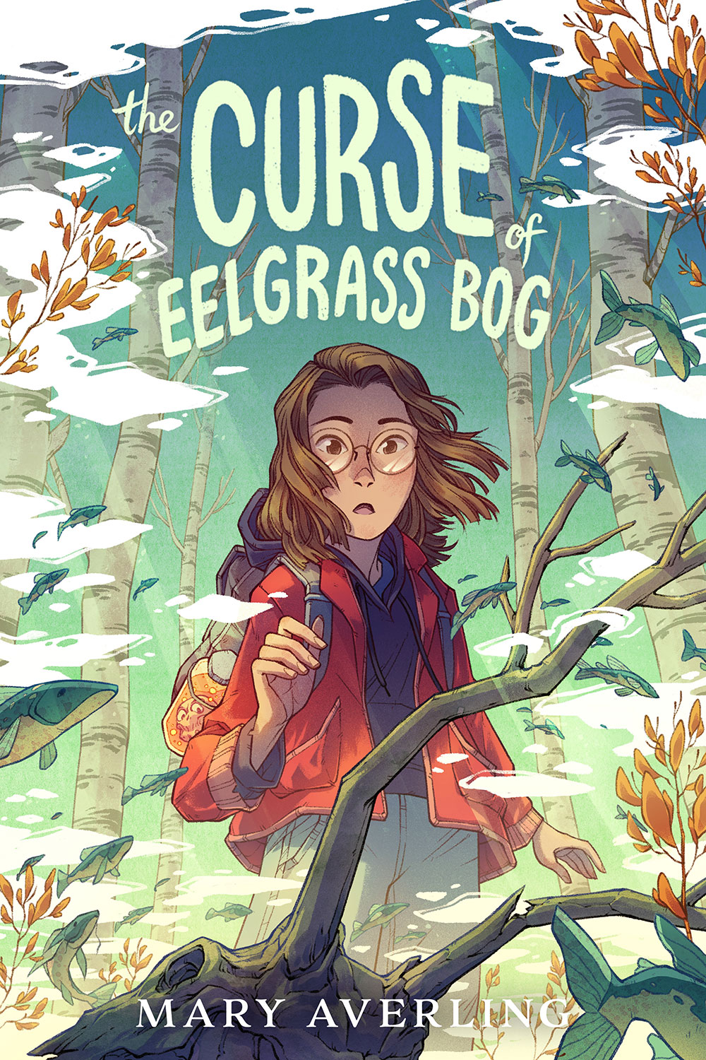 Book cover for The Curse of Eelgrass Bog by Mary Averling