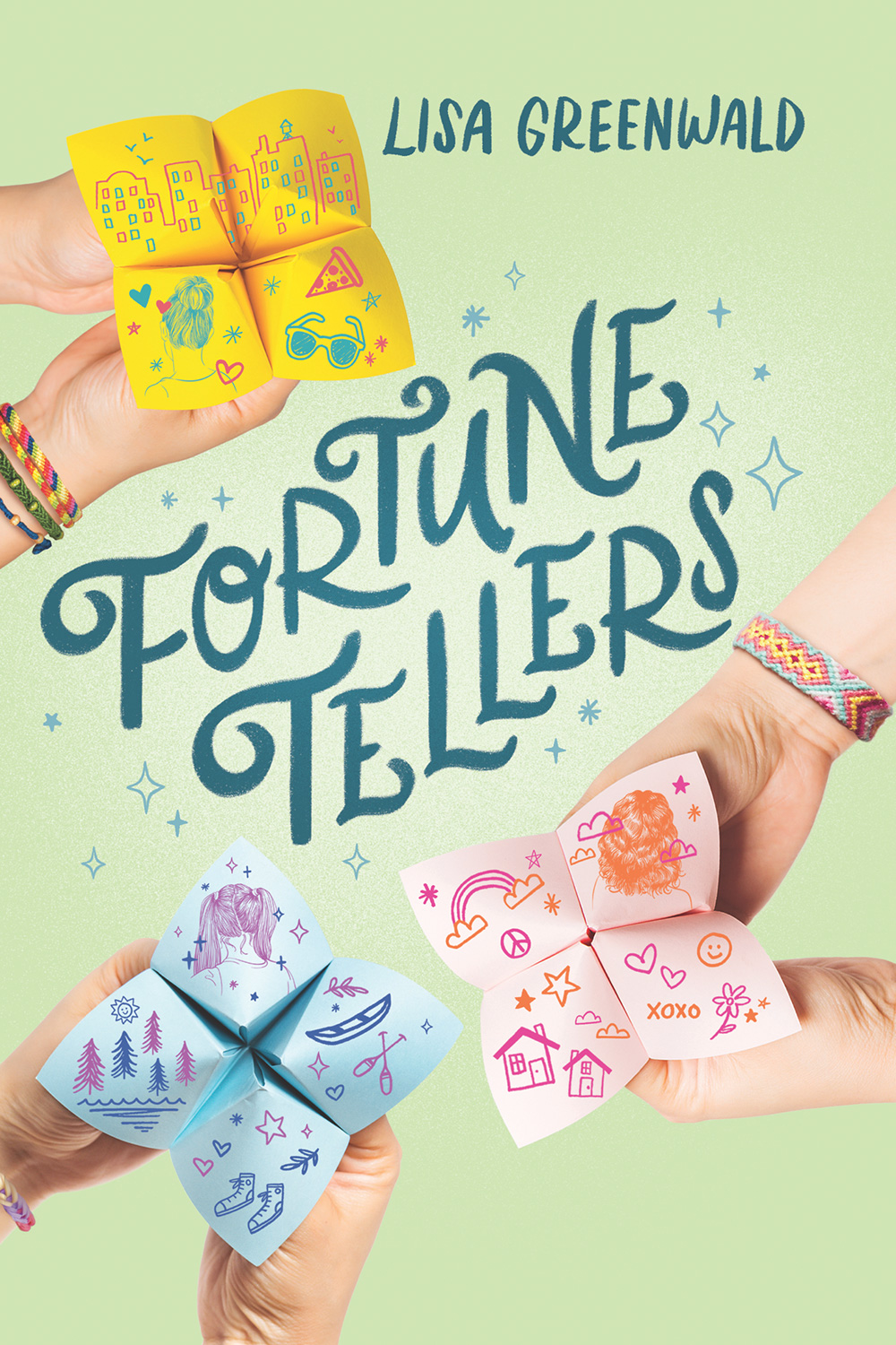 Book cover for Fortune Tellers by Lisa Greenwald