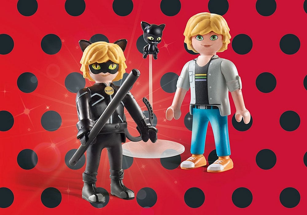 Adrien & Cat Noir PLAYMOBIL Miraculous Character Duo Pack